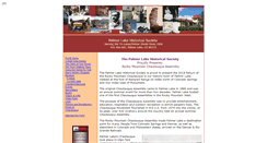 Desktop Screenshot of palmerdividehistory.org
